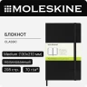 Блокнот Moleskine CLASSIC QP052 Medium 115x180мм 208стр. нелинованный твердая обложка черный