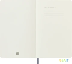 Блокнот Moleskine CLASSIC SOFT QP619B20 Large 130х210мм 192стр. пунктир мягкая обложка синий сапфир