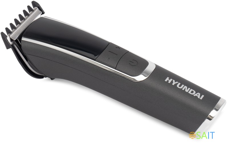 Триммер Hyundai H-HT6061 черный/серебристый (насадок в компл:4шт)