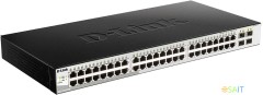 Коммутатор D-Link DGS-1210-52/ME/B1A (L2) 48x1Гбит/с 4SFP управляемый