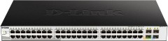 Коммутатор D-Link DGS-1210-52/ME/B1A (L2) 48x1Гбит/с 4SFP управляемый