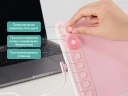 Графический планшет Parblo Intangbo X7 USB Type-C розовый