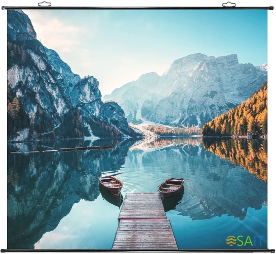 Проектор Cactus CS-H3.SG + Экран CS-PSRM-180X180-BK DLP (1920x1080) 200000:1 ресурс лампы:20000часов 1xUSB typeA 1xHDMI 3.1кг