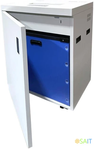 Шредер Office Kit S1650 1,9х15 белый (секр.P-5) фрагменты 30лист. 165лтр. скобы пл.карты CD