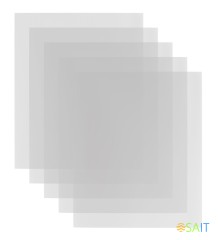 Обложка Silwerhof 382171 для учебника с липк.сл. (набор 10шт) ПП 70мкм гладкая прозр. 280х450мм