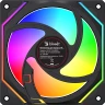 Вентилятор для корпуса Bloody BD-CF120ARGB5 LCD ARGB 120х120x25 черный 4-pin 26дБ (BD-CF120ARGB5-BK) Ret