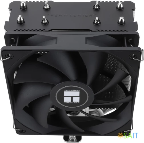 Устройство охлаждения(кулер) Thermalright Assassin X 120 v2 Soc-AM5/AM4/1200/1700/1851 черный 4-pin 25.6dB Al+Cu 700gr Ret (AX120-V2)