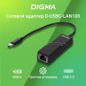 Сетевой адаптер Fast Ethernet Digma D-USBC-LAN100 USB Type-C