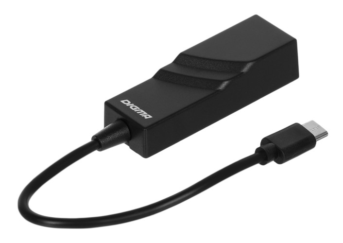 Сетевой адаптер Fast Ethernet Digma D-USBC-LAN100 USB Type-C