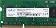 Память DDR3L 4Gb 1600MHz Netac NTBSD3N16SP-04 Basic RTL PC3-12800 CL11 SO-DIMM 204-pin 1.35В single rank Ret