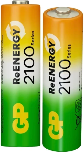 Аккумулятор GP 210AAHCRGY-2CRCB2 AA NiMH 2000mAh (2шт)