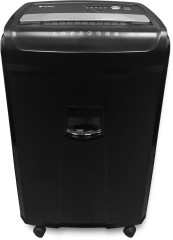 Шредер Heleos УО36-4 черный/серебристый (секр.P-4) фрагменты 29лист. 36лтр. скрепки пл.карты CD