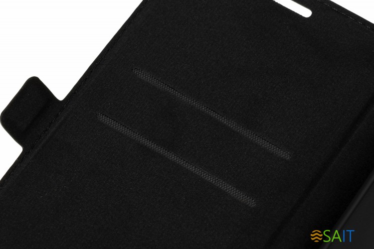 Чехол (флип-кейс) DF для Xiaomi Poco M3 poFlip-03 черный (DF POFLIP-03 (BLACK))