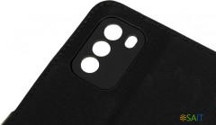 Чехол (флип-кейс) DF для Xiaomi Poco M3 poFlip-03 черный (DF POFLIP-03 (BLACK))