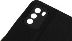 Чехол (флип-кейс) DF для Xiaomi Poco M3 poFlip-03 черный (DF POFLIP-03 (BLACK))