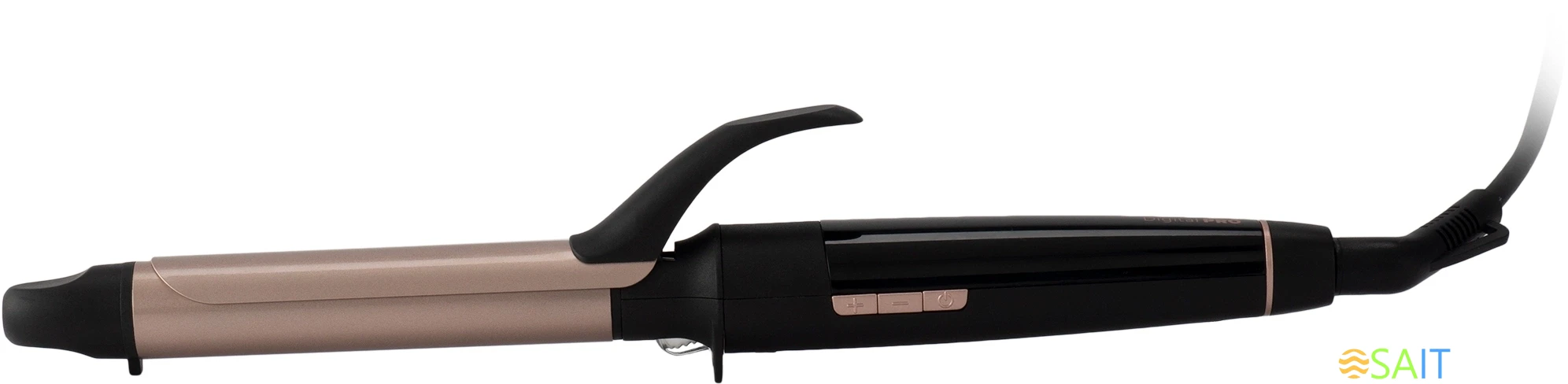 Щипцы Polaris PHS 2533KT Digital Pro 50Вт черный/розовый макс.темп.:200С покрытие:керамическое (PHS 2533KT)