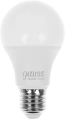 Умная лампа Gauss IoT Smart Home E27 8.5Вт 806lm Wi-Fi (упак.:1шт) (1130112)