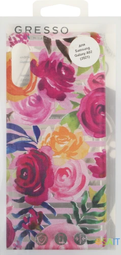 Чехол (клип-кейс) Gresso для Samsung Galaxy A02 Air прозрачный/рисунок (GR17AAAE9162)