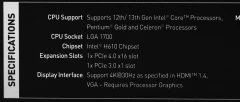 Материнская плата MSI PRO H610M-E Soc-1700 Intel H610 2xDDR5 mATX AC`97 8ch(7.1) GbLAN+VGA+HDMI