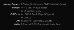 Материнская плата MSI PRO H610M-E Soc-1700 Intel H610 2xDDR5 mATX AC`97 8ch(7.1) GbLAN+VGA+HDMI