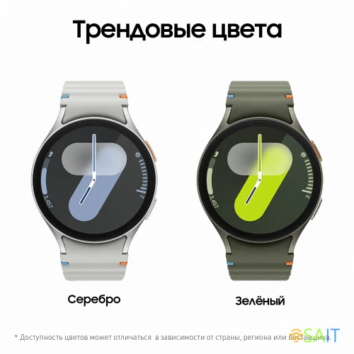 Смарт-часы Samsung Galaxy Watch 7 LTE 44мм 1.47" AMOLED корп.серебристый рем.серебристый (SM-L315FZSACAU)