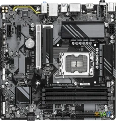 Материнская плата Gigabyte B760M DS3H WF6E GEN5 Soc-1700 Intel B760 4xDDR5 mATX AC`97 8ch(7.1) 2.5Gg RAID+HDMI+DP