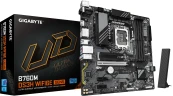 Материнская плата Gigabyte B760M DS3H WF6E GEN5 Soc-1700 Intel B760 4xDDR5 mATX AC`97 8ch(7.1) 2.5Gg RAID+HDMI+DP