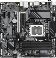 Материнская плата Gigabyte B760M DS3H WIFI6E GEN5 Soc-1700 Intel B760 4xDDR5 mATX AC`97 8ch(7.1) 2.5Gg RAID+HDMI+DP