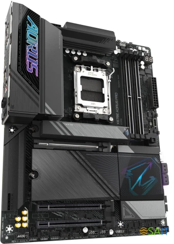 Материнская плата Gigabyte X870E AORUS PRO SocketAM5 AMD X870E 4xDDR5 ATX AC`97 8ch(7.1) 2.5Gg RAID+HDMI