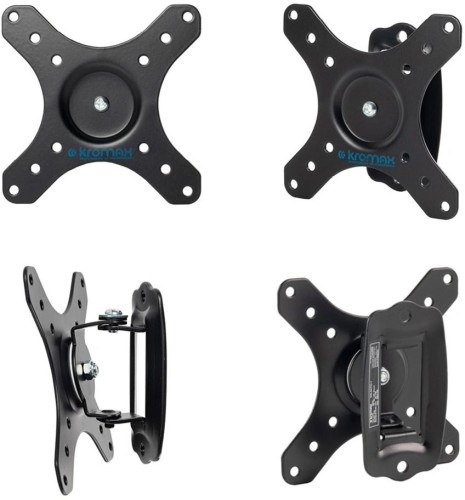 Кронштейн для телевизора Kromax GALACTIC-1 new черный 15"-32" макс.20кг настенный поворот и наклон