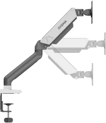 Кронштейн для мониторов ЖК Digma D-MM101 серый 17&quot;-32&quot; макс.9кг крепление к столешнице поворот и наклон