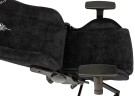 Кресло игровое Knight N1 Fabric черный Light-20 с подголов. крестов. металл