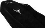 Кресло игровое Knight N1 Fabric черный Light-20 с подголов. крестов. металл