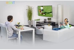 Кронштейн для телевизора Hama 00220824 черный 32"-65" макс.25кг настенный поворот и наклон