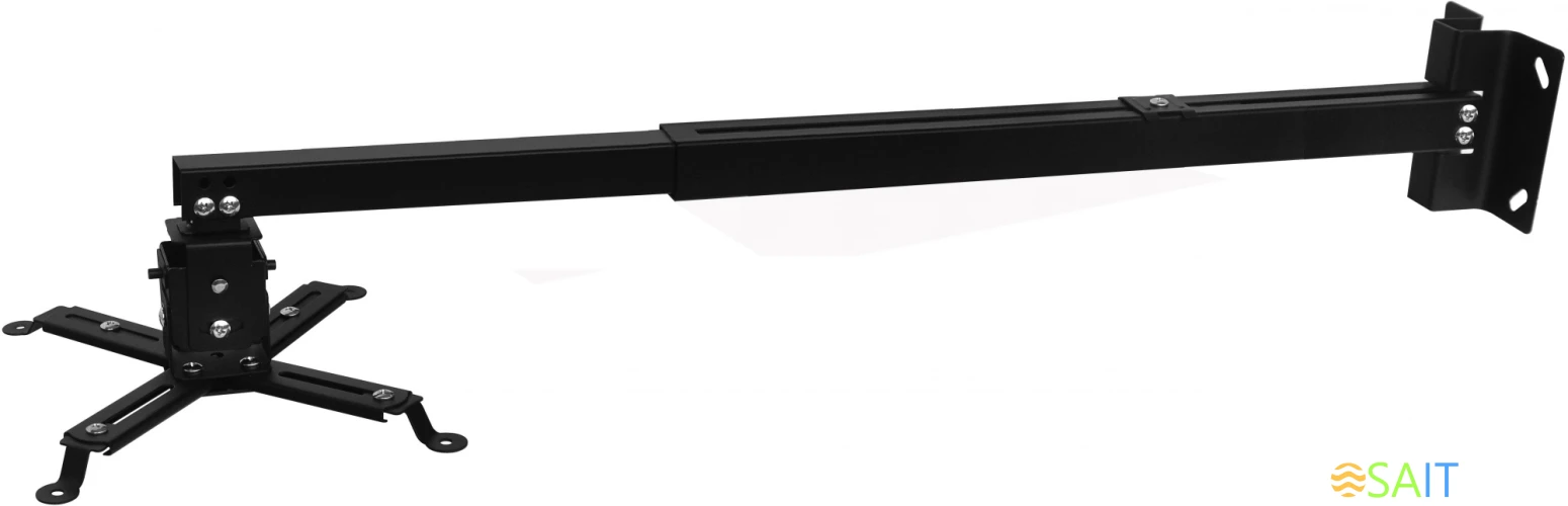 Кронштейн для проектора Buro PR04-140B черный макс.20кг потолочный поворот и наклон