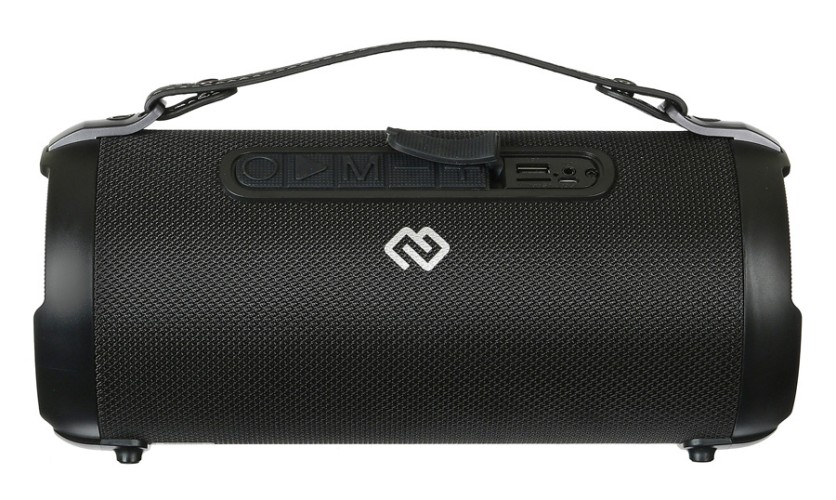 Колонка порт. Digma S-22 черный 15W 1.0 BT 1500mAh (SP2215B)
