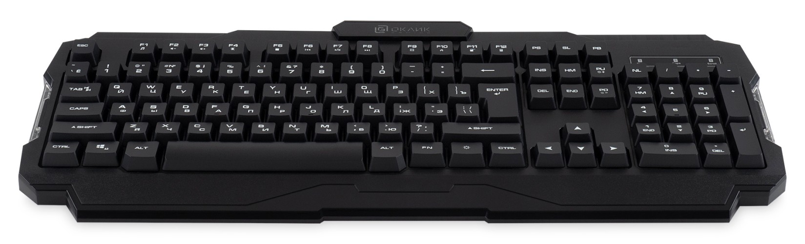Клавиатура Оклик 757G HW2 черный USB for gamer (1790295)