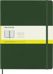 Блокнот Moleskine CLASSIC QP091K15 XLarge 190х250мм 192стр. клетка твердая обложка зеленый