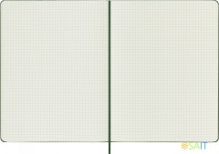 Блокнот Moleskine CLASSIC QP091K15 XLarge 190х250мм 192стр. клетка твердая обложка зеленый