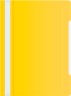 Папка-скоросшиватель Бюрократ -PS20YEL A4 прозрач.верх.лист пластик желтый 0.12/0.16