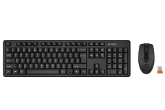 Клавиатура + мышь A4Tech 3330N клав:черный мышь:черный USB беспроводная Multimedia A4Tech 3330N