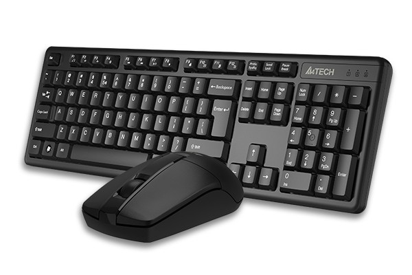 Клавиатура + мышь A4Tech 3330N клав:черный мышь:черный USB беспроводная Multimedia A4Tech 3330N