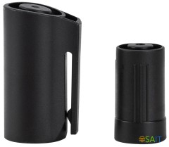 Маркер перманентный Deli EU72-BK двойной пиш. наконечник 1-5мм черный