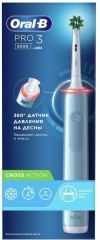 Зубная щетка электрическая Oral-B Pro 3/D505.513.3 CrossAction голубой