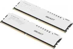 Память DDR5 2x16GB 5600MHz Kingston KF556C36BWEK2-32 Fury Beast White Expo RTL Gaming PC5-44800 CL36 DIMM 288-pin 1.25В kit single rank с радиатором Ret