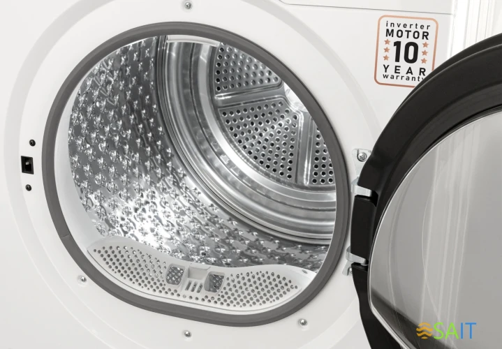 Сушильная машина Weissgauff WD 6110 Heat Pump кл.энер.:A+ макс.загр.:10кг белый (430930)