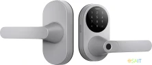 Умный замок Aqara Smart Door Lock U300 накладной разбл.отпеч.паль./код/пар/NFC/прил/мех.кл серый (DL-D02D_GR)
