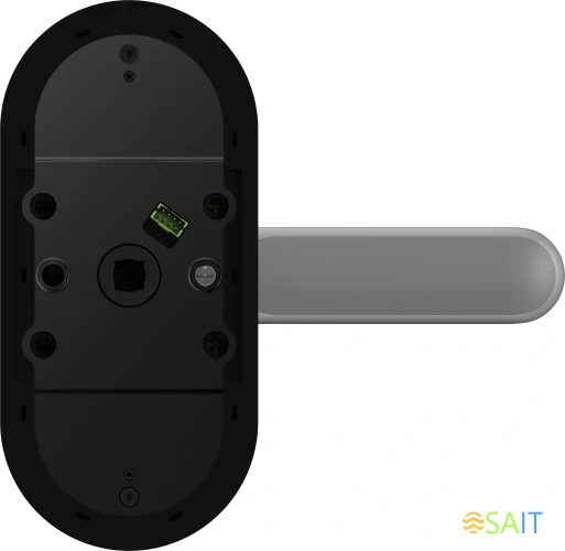 Умный замок Aqara Smart Door Lock U300 накладной разбл.отпеч.паль./код/пар/NFC/прил/мех.кл серый (DL-D02D_GR)