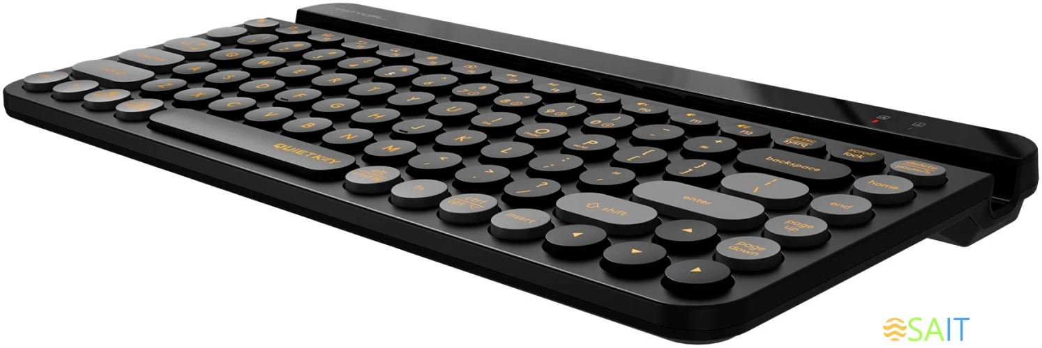 Клавиатура A4Tech Fstyler FBK30 черный/серый USB беспроводная BT/Radio slim Multimedia (FBK30 BLACKCURRANT)