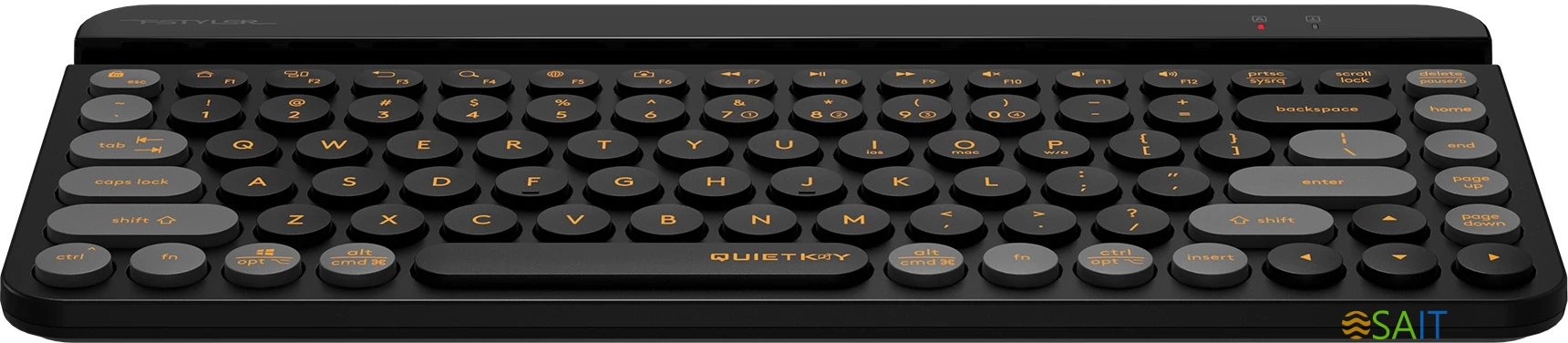 Клавиатура A4Tech Fstyler FBK30 черный/серый USB беспроводная BT/Radio slim Multimedia (FBK30 BLACKCURRANT)